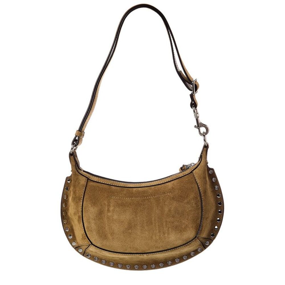 Isabel Marant Oskan Moon Suede Hobo Bag, Brown - Picture 2 of 4